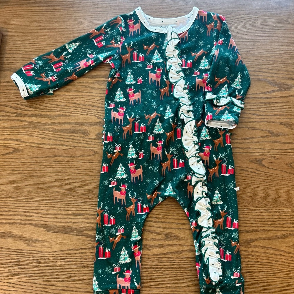 SweetHoney ruffle butt pajamas (can be footies or not)